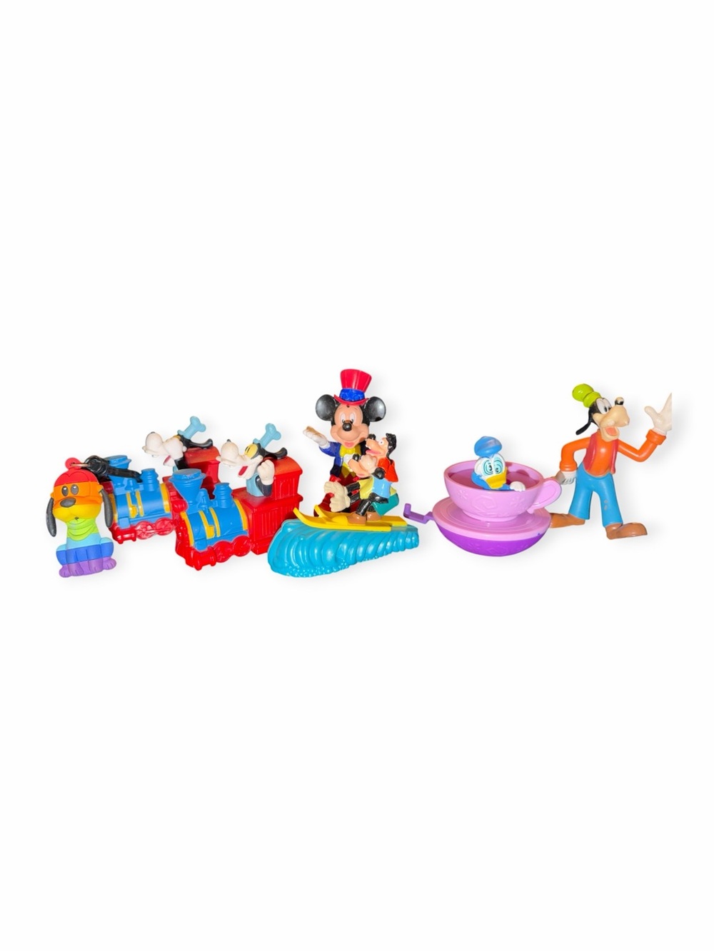 Disney Colorful Mickey & Friends Figure Set - Pluto keychain